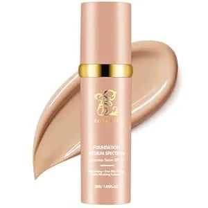 Color Changing Foundation,Foundation 4 In 1-Medium Spectrum Cosmetics Foundation Liquid With Spf 50+, Concealer Cosmetic Lightweight Makeup, Longwearing & Waterproof For Makeup