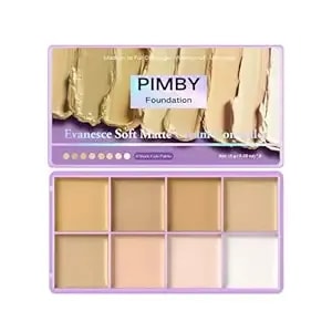 Pimby Full Coverage Concealer Makeup For Dark Circles & Acne, Lightweight Under Eye & Face Concealer, Long Lasting Blendable Formula With Natural Flawless Finish For Women (Light)