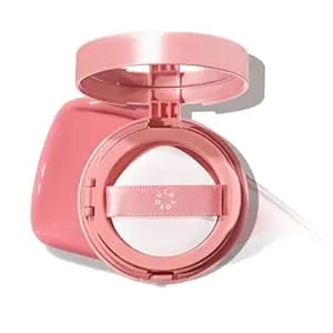 Into You Cream Blush Air Cushion For Cheeks Eyes, Moisturizing, Lightweight, Dewy Finish Face Makeup, Long Wearing, Buildable, Blendable, Pigmented Liquid Blush, For All Skin Tones, Sunlit Peach