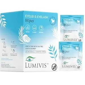 Eyelid Wipes, Gentle Daily Eye Care, Tea Tree, 36 Count - Tea Tree Eyelid Wipes For Cleansing, Makeup Removal & Daily Hygiene. Gentle, No-Sting Formula For Sensitive Eyes.