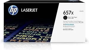 Hp 657x Black High-Yield Toner Cartridge - Works Color Laserjet Enterprise Mfp m681, m682 Series - cf470x