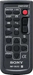 Sony rmtdslr2 Wireless Remote For Alpha & Nex, (Black)