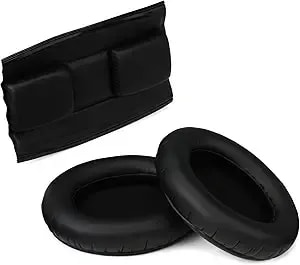 Sennheiser Bundle Genuine Replacement Ear Pads & Headband Cushions For Sennheiser hd280 hd280-Pro hd281 hmd280 hmd281 Headphones
