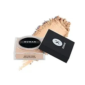 Sugar Cosmetics Set The Tone Tinted Loose Powder For All Skin Type Long Lasting Matte Blurs Pores - Beige 15 G (Pack Of 1) 15 Cappuccino