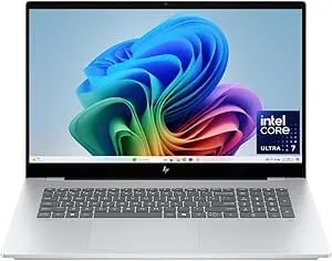 Hp Omnibook 7 17.3 Inch Next Gen Ai Pc, Fhd Touchscreen Display, Intel Core Ultra 7 256v, 16 Gb Ram, 1 Tb Ssd, Intel Arc 140v Gpu, Windows 11 Home, Copilot+ Pc, Glacier Silver, 17-dc0000nr