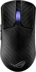 ASUS ROG Harpe Ace Extreme Wireless Esports Gaming Mouse – Carbon Fiber Build, 47g Lightweight, Tri-Mode Connectivity, 42K DPI, Up To 70Hr Battery, Glass Skates, Pro-Approved, PC/Mac Support - Black