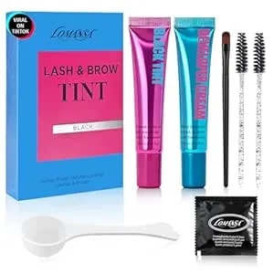 10ml Lash Color Kit Black Voluminous Coloring For Eyelash Hairs, Easy To Use With Natural Results, Lasting For 4 Weeks