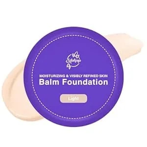 Balm Foundation For Mature Skin — Tattoo Cover Up — Blurs Fine Lines, Satin Finish For All Skin Types, Portable 20g(Light)