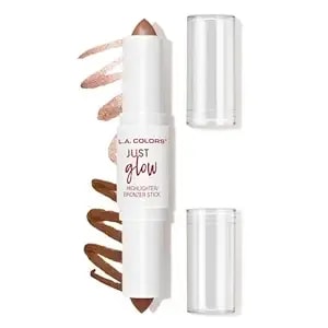 L.A. Colors Just Glow Highlight Stick – Dual-Sided-Ended, Copper Haze ccs596