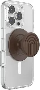 Popsockets Phone Grip For Magsafe, Magnetic Holder, Phone Stand, Brown - Curves Cocoa