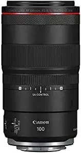Canon rf100mm f2.8 L Macro Is Usm Lens, Medium Telephoto Lens, Macro Lens, Compatible With Eos R Series Mirrorless Cameras, Black
