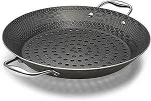 Hexclad Hybrid Nonstick Bbq Grill Pan, Dishwasher-Friendly, Bbq And Oven-Safe Up To 900°F