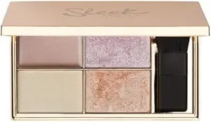 Sleek Makeup Highlighting Palette, Four Dazzling Shades For A Supercharged Glow, Long Lasting And Lightweight, Intense Colour, Solstice