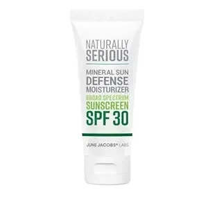 Naturally Serious - Mineral Sun Defense Moisturizer Broad Spectrum Sunscreen Spf 30, Mineral Sunscreen Spf 30, Sunscreen Moisturizer For Face, Vegan Skincare, Cruelty-Free Skincare