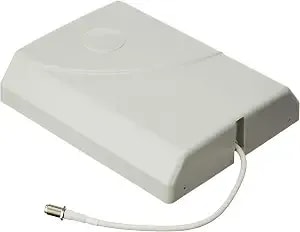 Weboost Indoor Wall Mount Panel Antenna With F-Female Connectors (75 Ohm): 700-2700 Mhz – White (311155)