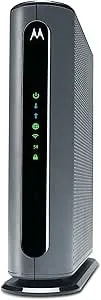 Motorola MG7700 Modem Wifi Router Combo With Power Boost - Approved By Comcast Xfinity, Cox And Spectrum - For Cable Plans Up To 800 Mbps - Docsis 3.0 + Gigabit Router
