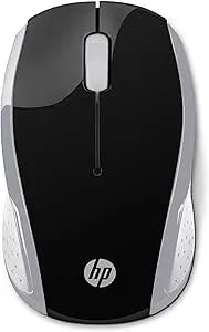 Hp Wireless Mouse 200 (Black/Silver, 2hu84aa)