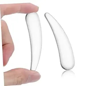 Minkissy Stainless Steel Cosmetic Spatula 2-Pack Mini Facial Cream Scoop Beauty Tool For Precise Skincare Application Compact Makeup Spatula