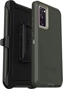 Otterbox Galaxy s20 Fe 5g (Only) - Defender Series Case - Lichen The Trek (Green) - Rugged & Durable - With Port Protection - Holster Clip Included - Non-Retail Packaging