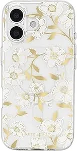 Kate Spade New York Iphone 17 Case - Compatible With Magsafe - Designer Phone Case - Sunshine Floral Gems