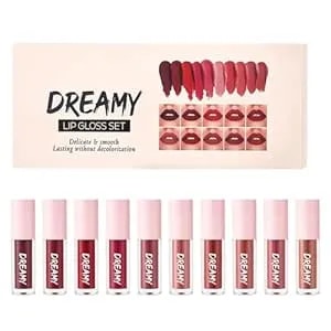 Velvet Matte Lip Gloss Set, 10 Highly Pigmented Lipsticks For Women, Waterproof Formula, Comfortable All-Day Wear, Gift Idea Multicolor One Size
