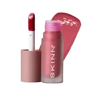 Skinn Treatment Liquid Blush For Cheeks, Pink - Vibrant, Long-Lasting & Buildable Color - Skincare-Infused Make-Up For Fine Lines & Wrinkles - Hydrating & Lightweight Face Makeup Cosmetics