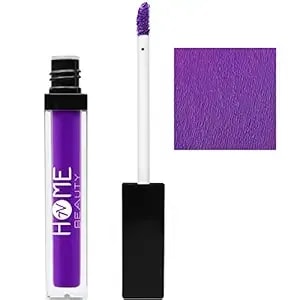 Purple Matte Liquid Lipstick, Long Lasting High Pigmented Non-Stick Waterproof Purple Lipstick (5ml, #744)