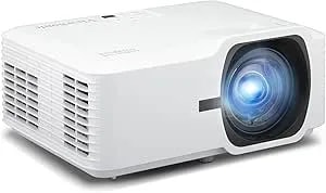 Viewsonic lsd400hd-St 4000 Lumens 1080p Short Throw Laser Projector, H/V Keystone And 360-Degree Projection For Flexible Setup, Maintenance-Free Laser Phosphor, Hdr Support, And Hdmi