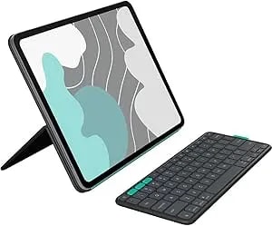 Logitech Flip Folio, Keyboard Case For Ipad Pro 13-Inch (m4 & m5) & Ipad Air 13-Inch (m2 & m3) (2024, 2025), Graphite
