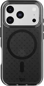 tech21 Evocheck Case For Iphone 17 Pro – Smokey/Black - Slim Protective Case - Impact Protection - Magsafe Compatible