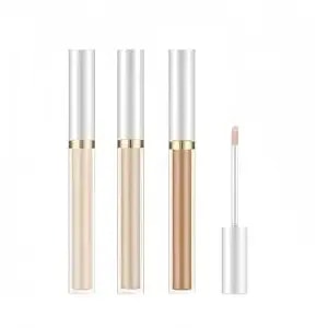 4 Pcs 4 Colors Lightweight Liquid Longwear Concealer For Concealing Blemishes, Dark Circles, Contour And Highlight