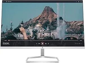 Hp Series 5 524sf Monitor 94c17aa#Aba (Replaces m24f) 24" Fhd Ips (1920x1080) Display, 1x Hdmi, 1x Vga, Flicker-Free, Ideal For Home & Business, Black/Silver