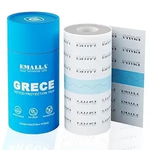 Tattoo Aftercare Bandage - 6in ×10yd Second Skin Tattoo Bandages Tattoo Cover Up Tape Waterproof Derm Shield Tattoo Wraps For Healing Tattoo Cover For Swimming Tattoo Protection Film For Shower