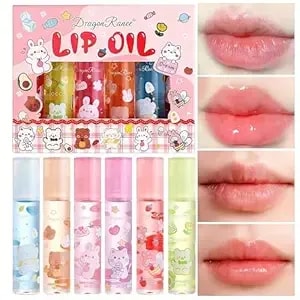 6pcs Roll On Lip Gloss Set, Fruit Flavored Lip Gloss Set Glossy Lip Make-Up For Kids And Teens, Non Toxic, Kid Friendly, Party Gift, Best Friends