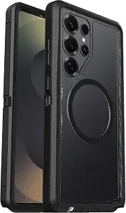 Otterbox Samsung Galaxy s25 Ultra Defender Series Xt Clear Magnet Case - Non-Retail Packaging (Dark Side (Black)