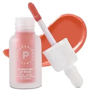 Profusion Cosmetics Lip Glaze Tinted Lip Gloss - Hydrating Lip Stain With Vitamins A & E, Buildable Color, Long Wearing Glossy Finish With Non-Sticky Formula, 7 Stunning Shades (Peach Glaze)