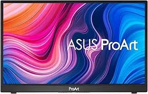 Asus Proart Display 14” 1080p Portable Touchscreen Monitor (pa148ctv) - Full Hd, Ips, 100% Srgb/Rec.709, Color Accuracy δE < 2, Calman Verified, Usb-C Power Delivery, Micro Hdmi, Tripod Socket