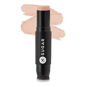 Sugar Cosmetics Ace Of Face Foundation Stick For Full Coverage Waterproof Matte Finsh Makeup- 15 Cappuccino (Light, Cool Undertone)