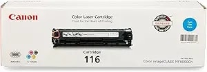 Canon Genuine 116 Cyan Toner Cartridge Compatible With mf8050cn, mf8080cw