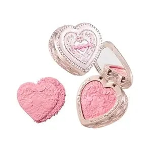 Flower Knows Bunny Garden Embossed Blush,Talc-Free Peachy Pink Satin Powder Blush,Buildable & Blendable Formula,Natural Glow Cheek Color For A Fresh,Awake Look,Gift-Worthy,0.18 Oz (03 Ballet Tutu)