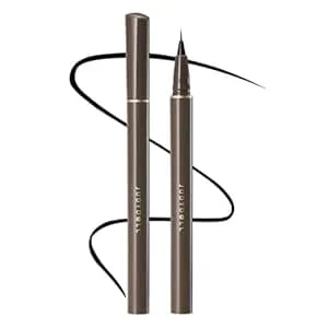 Judydoll Ultra-Fine Liquid Eyeliner-Precision Tip For Wing Line, Smudge-Proof, Quick-Drying, Waterproof, Easy To Get Inner Corner Lined, Hooded Eyes-Friendly (#01 Black)