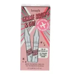 Benefit Gimme Brow+ & Go Duo Brow-Volumizing Fiber Gel #3 Neutral Light Brown 2×0.1 Ounce