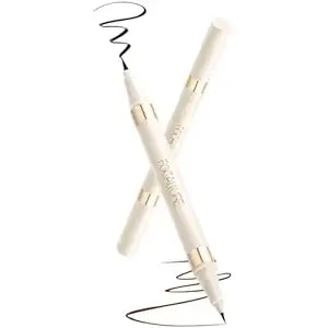 Focallure 2-In-1 Liquid Eyeliner Pen, Dual End Black & Brown Liner, Ultra Fine & Bold Tip, Waterproof Smudge Proof Long Lasting Makeup For Beginners & Professionals