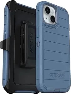 Otterbox Iphone 17e & Iphone 16e (Only) - Defender Series Case - Baby Blue Jeans (Blue) - Screenless - Rugged & Durable - With Port Protection - Holster Clip Includes - Microbial Defense Protection