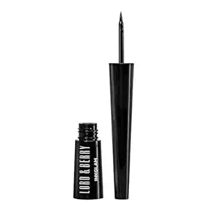 Lord And Berry Inkglam Eyeliner - Eye Makeup For Natural To Bold Looks - Waterproof Eyeliner With 24 Hour Wear - Shiny Finish - 1121 Black - 0.03 Oz