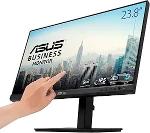 Asus 24" 1080p Multi-Touch Monitor (be24ecsbt) - Full Hd, Ips, 10-Point Touch, Ips, Eye Care, Usb-C With Power Delivery, Hdmi, Displayport Daisy Chain, Height Adjustable, Vesa Wall Mountable