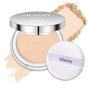 Mineral Powder Foundation With Spf 30,4-In-1 Sunscreen Pressed Powder,Foundation,Concealer & Finishing Compact Powder,Light-To-Medium Coverage,Matte Compact For Face (#2 Porcelain)