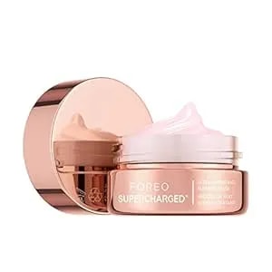 Foreo Supercharged Ultra Hydrating Night Mask - Night Face Moisturizer - Deeply Replenishing Moisturizer Face Cream - Rejuvenating - Vegan - Cruelty & Gluten-Free - 2.5 Oz