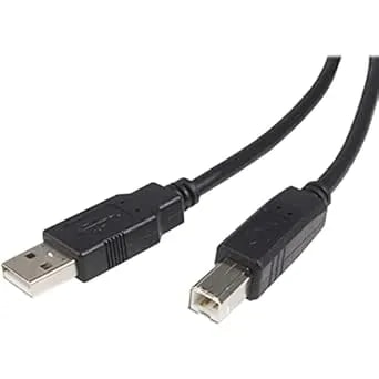 Startech.Com 15 Ft Usb 2.0 A To B Cable - M/M - Usb 2.0 Cable - Black - Usb Type A (M) To Usb Type B (M) (usb2hab15)