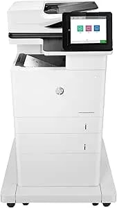 Hp Laserjet Enterprise Mfp m635fht Monochrome All-In-One Printer With Built-In Ethernet, 2-Sided Printing, Extra Paper Tray & Wheeled Stand (7ps98a)